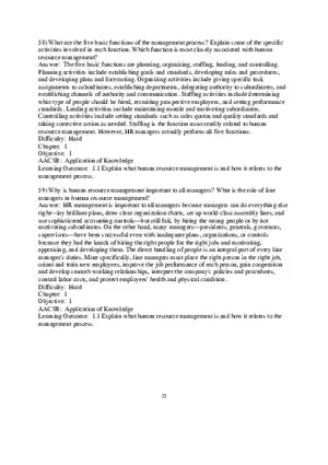 Chapter 1 Introduction to Human Resource Management Essay