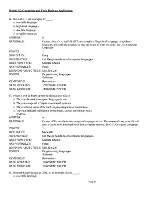 Computers and Their Business Application Multiple Choice Part 1