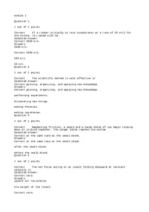 Exam Elementary Physics Module 1