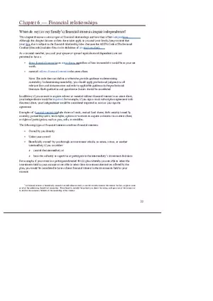 Chapter 6 Financial Relationships