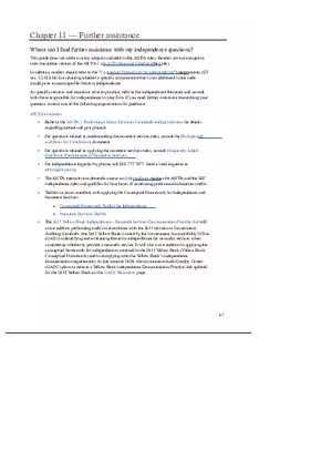 Chapter 11 Further Assistance