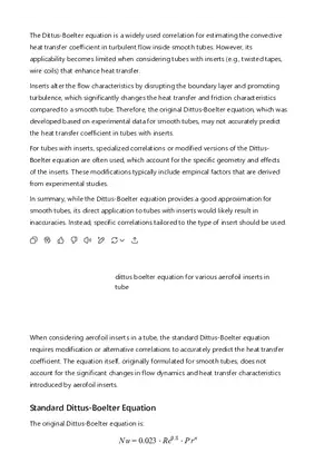 Dittus-Boelter Equation Applicability