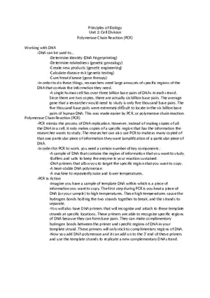 Polymerase Chain Reaction