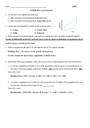 APES Review Packet