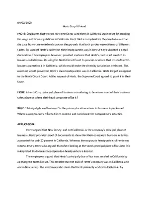 Hertz Corp v Friend