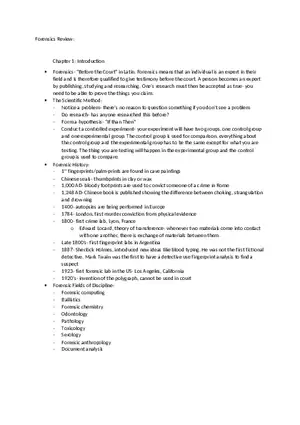 Forensics Notes