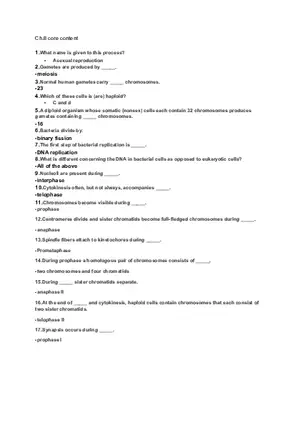 Biology Ch.8 Core Conten Answers