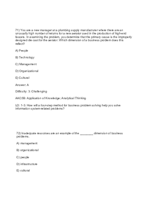 Chapter 1 Business Information Systems in Your Career Part 4