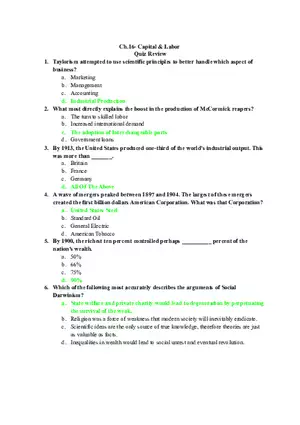 Chapter16 - Capital & Labor