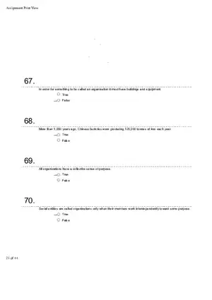 Organizational Behavior Ch 1 True False 1