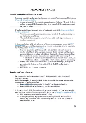 Proximate Cause