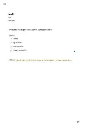 Written Prep Assessment  Attempt Review Part 3