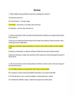 Research Review