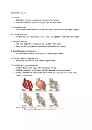 Chapter 45: Fractures
