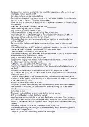 Suppose There Were No Solar Wind