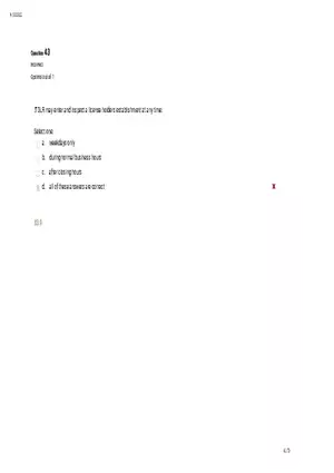 Written Prep Assessment  Attempt Review Part 5