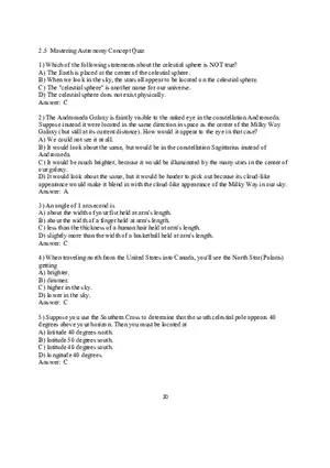 2.5 Mastering Astronomy Concept Quiz