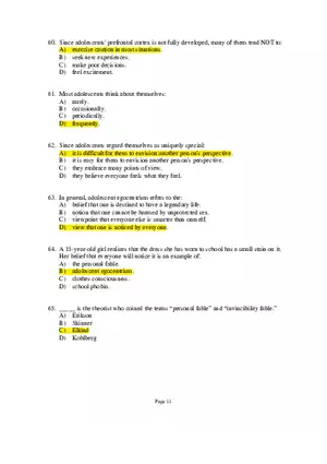 Chapter 09 Adolescence Multiple-Choice Questions 2