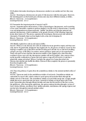 Chapter 26 The Reproductive System Answers Part 2