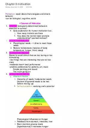 Chapter 8 Motivation