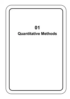 01 - Quantitative Methods