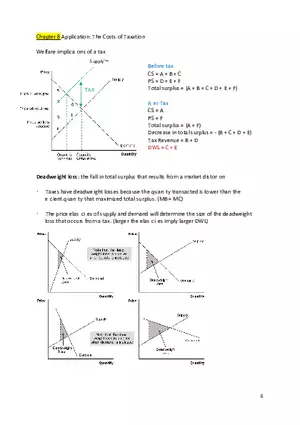 Chapter 8 Application The Costs of Taxation