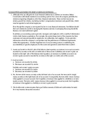 Suggested Answers to Discussion Questions