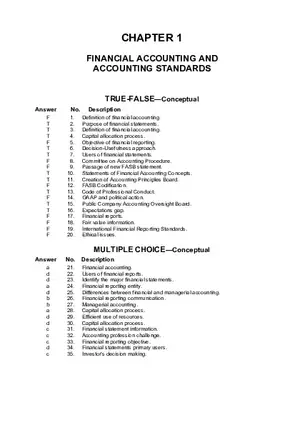 Chapter 1 Financial Accounting and Accounting Standards