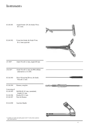 Femoral Neck Checking Instruments
