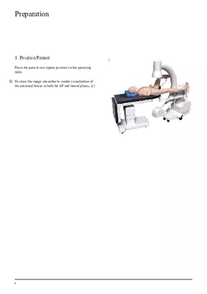 Femoral Neck System Preparation