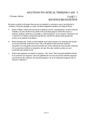 Case 3.1 Revenuere Cognition