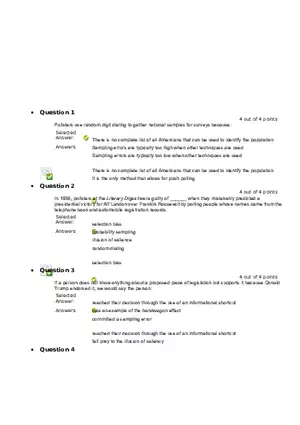 Quiz 8 - Chapter 6  Public Opinion  6