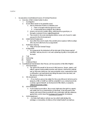 Incorporation, Constitutional Sources of Criminal Procedure