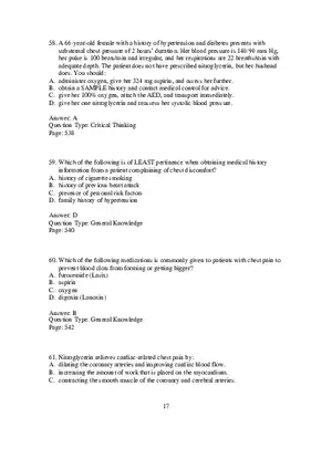 Cardio Chapter 14 Multiple Choice 3