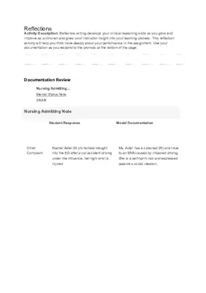 Rachel Adler Shadow Health