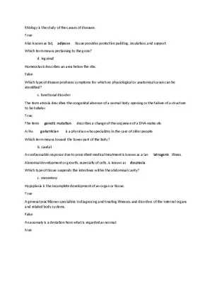 Medical Terminology Chapter 2 Test