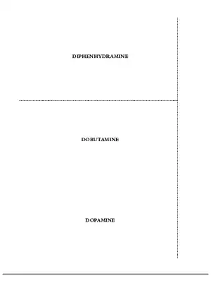 Emergency Drug Cards 11