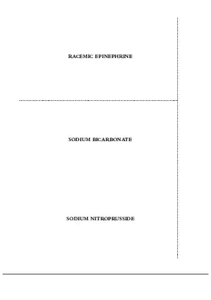 Emergency Drug Cards 31