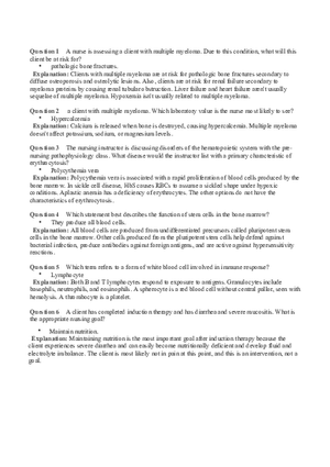Hemo Function Questions 13