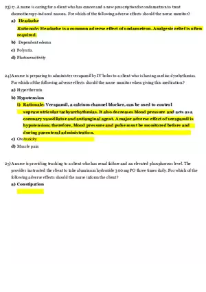 Pharmacology Final Review 2020 Part 2