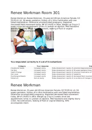 Maternal Newborn Scenarios Renee Workman