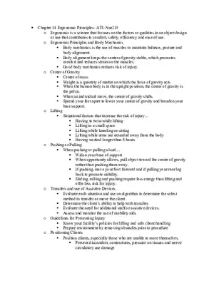 Chapter 14 Ergonomic Principles ATI