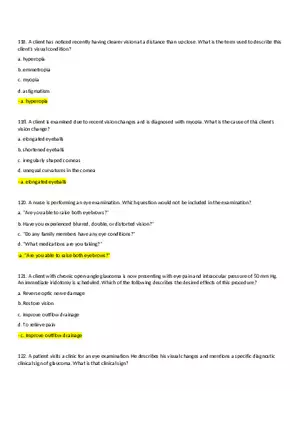 Multidimensional Care 1 Exam Part 4 Answers
