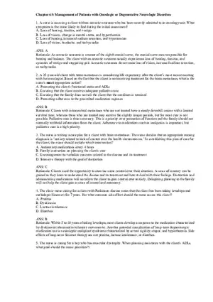 Chapter 65 Management of Patients with Oncologic or Degenerative Neurologic Disorders