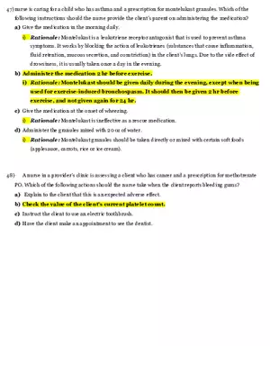 Pharmacology Final Review 2020 Part 3