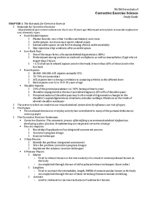 Corrective Exercise Science