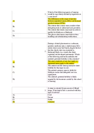 Which Nursing Student Would Most Likely be Held Liable for Negligence