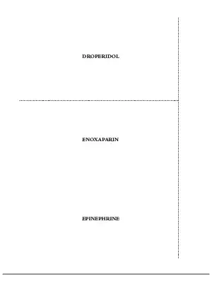 Emergency Drug Cards 12