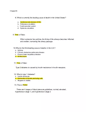 Chapter 14 Questions