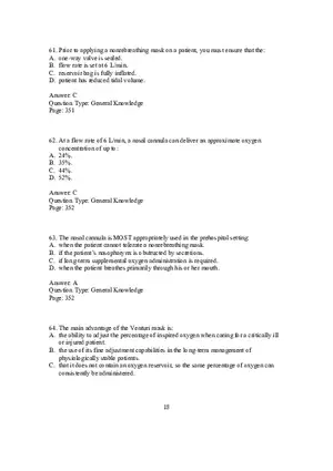 Nurs Chapter 09 Questions Part 3